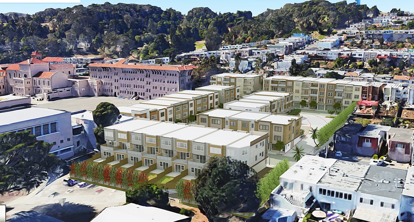 495 Cambridge Street, San Francisco | 54 Townhome Community With Planning Commission Approval | Shamrock Real Estate